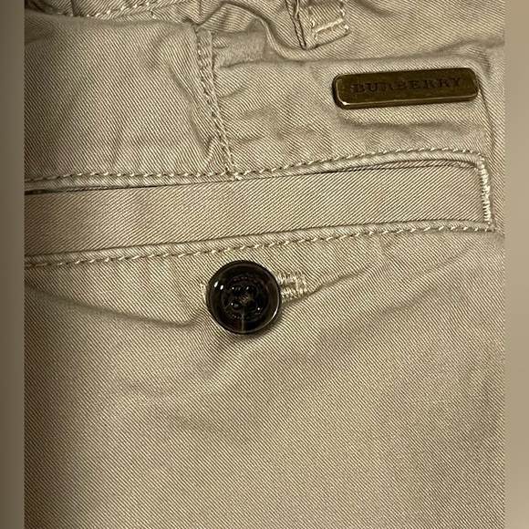 12 month Burberry khaki pants - Picture 3 of 5